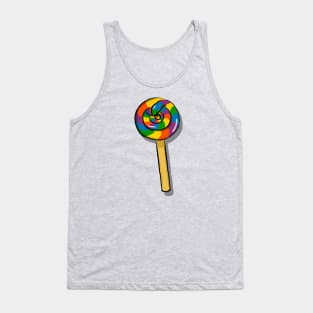 Curled Up Snake Lollipop Tank Top